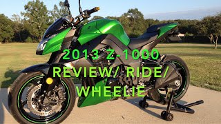 Kawasaki z1000 2013 Walk around ride [upl. by Amalberga974]