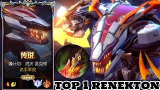 Wild Rift Renekton  Top 1 Renekton Gameplay Rank Challenger [upl. by Aniroz]