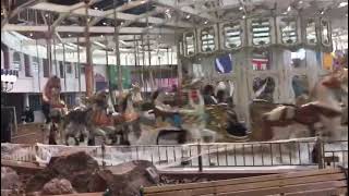 Keyla is going on the Antique Carousel in Fantasy Fair Woodbine Mall [upl. by Lenej]