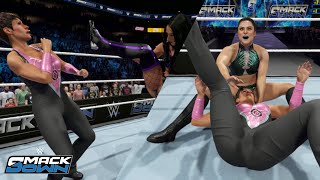 WWE 2K24 SMACKDOWN LYRA VALKYRIE INJURES MIGHTY MOLLY AFTER MATCH VS JACY JAYNE BEFORE BAD BLOOD [upl. by Leviram]