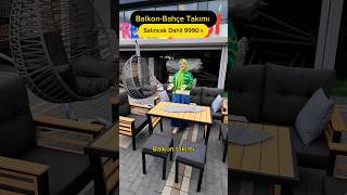 Salıncak Dahil BalkonBahçe Takımı 9990 ₺😍 Masa Sandalye Takımları Balkon Mobilyaları Her Şey Var👍 [upl. by Notnert299]