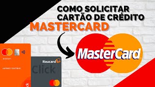 Cartão de crédito MASTERCARD  Como solicitar pela internet [upl. by Lrigybab]