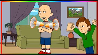 Classic Caillou does a Megaphone Test Grounded And Punished [upl. by Borrell]