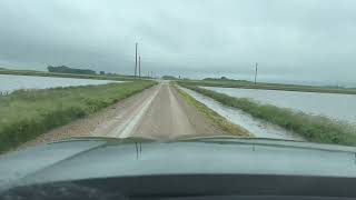 Rainwater flooding roadway in Brownton MN [upl. by Muffin464]