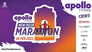 Apollo Tyres New Delhi Marathon 2023 [upl. by Wobniar308]