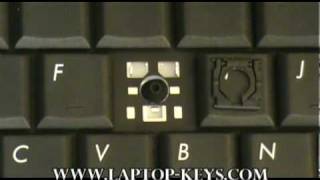 Replacement Keyboard Key HP Compaq Repair Guide [upl. by Ma291]