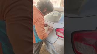 Kwid diggi repair denting painting complete 👍✅ mechanic life 🧑‍🔧🧑‍🔧 [upl. by Celka]