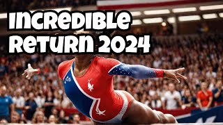 Simone Biles The Incredible Comeback for Paris 2024 [upl. by Wyatan]