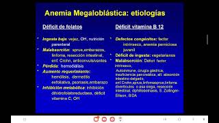 ANEMIA MEGALOBLASTICA  MEDINTERNA [upl. by Cinelli]