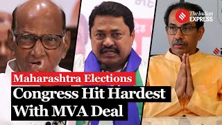 Maharashtra Election 2024 MVA SeatSharing Deal Final Congress Hit Hardest [upl. by Francene]