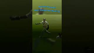 Malcolm Marshall Dangerous Bowling In Test Cricket History cricketlover foryou shorts viral [upl. by Elbertina]