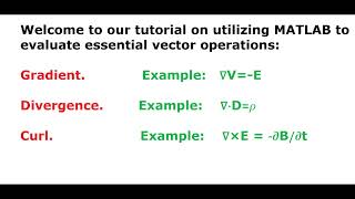 Curl Divergence and Gradient [upl. by Swann]