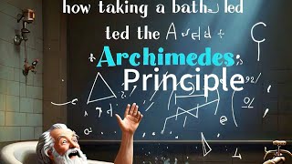 How Taking A Bath Led To The Archimedes Principle [upl. by Flosi]