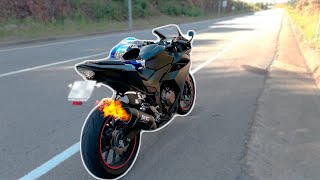 Honda CBR500R Flybys amp Revs SCProject Exhaust [upl. by Nrubliw413]