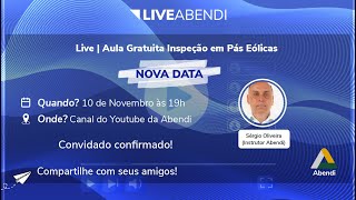 Live Aula Gratuita  Inspeção em Pás Eólicas [upl. by Anastos584]