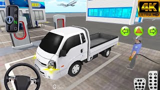 New Kia Pickup Truck at Gas Station  3d Driving Class gameplay  Car Game gameplay cargame [upl. by Aynnek325]