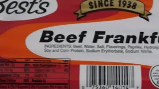 How to Cook Hot Dogs Bests Beef Frankfurters [upl. by Nnyroc606]