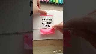 apt 💗Cute Zip Lock Bag slime Trick art drawing rosé rose slime [upl. by Bjork241]