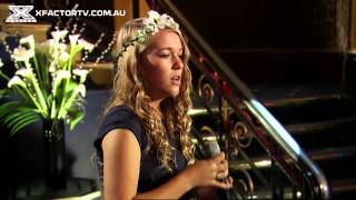 Vendulka Sound of Silence Home Visits The X Factor Australia 2013 [upl. by Ogdon868]