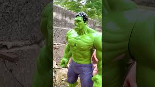 Hulk saves baby hulk from Thanos thanks to his dog  Marvel Toys shorts hulk thanos toys [upl. by Leicam]