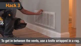 How To Clean Air Vents  Home Hacks [upl. by Alonso578]