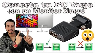 VGA a HDMI el mejor adaptador para tu PC 😜 Adquiere el correcto by acosmi👌 [upl. by Zachary]