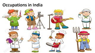 Occupations in India [upl. by Rosemari408]