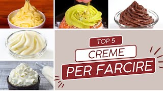 CREME PER FARCIRE TORTE E DOLCI le 5 migliori Ricette di Torte Italiane [upl. by Aeel233]