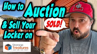 How to AUCTION amp SELL Your Own Locker on Storage Treasures Its easy and profitable [upl. by Yeknarf889]