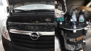 Opel Movano  engine start after oil change [upl. by Nnyleimaj]