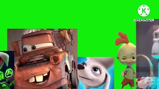 Chase And Little Green Alien Rewind Green Screen [upl. by Mattheus]