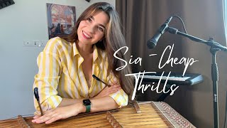 Sia  Cheap Thrills acoustic instrumental version piano cimbalydulcimer cover quotCome on Come onquot [upl. by Novyert211]