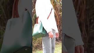 Genuine Leather Shopper Bag Designer Shoulder Bag [upl. by Sitof681]