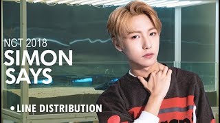 How Would NCT 2018 Sing quotSimon Saysquot by NCT 127 Line Distribution [upl. by Dej]