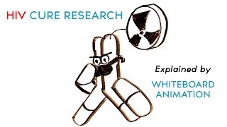 HIV Cure Research Radioimmunotherapy Explained by Whiteboard Animation [upl. by Keiryt]