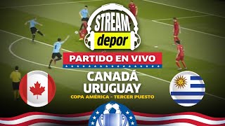 CANADÁ 2  2 URUGUAY 34 POSTPARTIDO GOLES Y RESUMEN  URUGUAY TERCER PUESTO COPA AMÉRICA 2024 [upl. by Tterej]