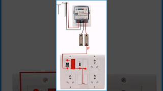 Electrical Board Wiring electricaltips shortvideo shorts short youtubeshorts viralvideo iti [upl. by Bohi]