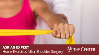 Home Exercises after Total Shoulder Replacement [upl. by Tasia]