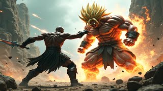 Broly vs Kratos  Dragon Ball Z vs God of War [upl. by Giuseppe]