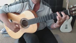 Dionisio Aguado Estudio In A Minor Classical Guitar Tab Preview [upl. by Egan402]