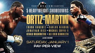 Luis Ortiz vs Charles Martin Headlines a New Years Day Heavyweight Extravaganza on FOX Sports PPV [upl. by Harmony620]