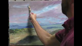 Landscape oil painting  Timelapse [upl. by Fernandez]