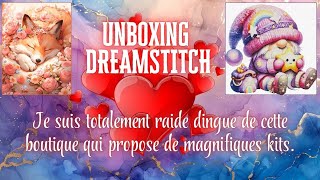 UNBOXING Dreamstitch  un site de rêve crossstitch pointdecroix [upl. by Inoek]