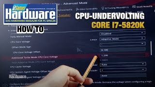 CPUUndervolting  Strom sparen beim Core i75820K [upl. by Borlase232]