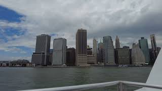 NYC Ferry Ride To Governors Island Long Island NY Views [upl. by Aneliram]