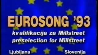 Kvalifikacija za Millstreet  Preselection for Millstreet EUROSONG 93 ESC 1993 semi full show [upl. by Dasi]