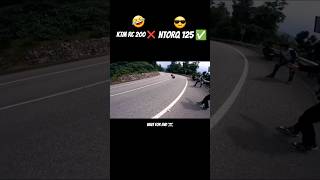 RC 200 🤡 NTORQ WINER 🥳🤣 duke390 rider h2r motovlog bikeride ntorq [upl. by Pru]