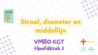 Straal en diameter VMBO KGT Klas 1 [upl. by Lemmor]