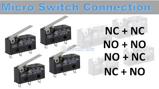 Micro Switch Connection Diagram CircuitInfo Switch [upl. by Thorndike464]