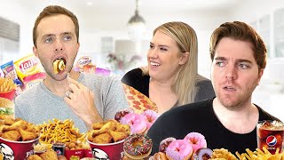 10000 CALORIE CHALLENGE  EPIC Cheat Day  Man VS Food [upl. by Orsa]